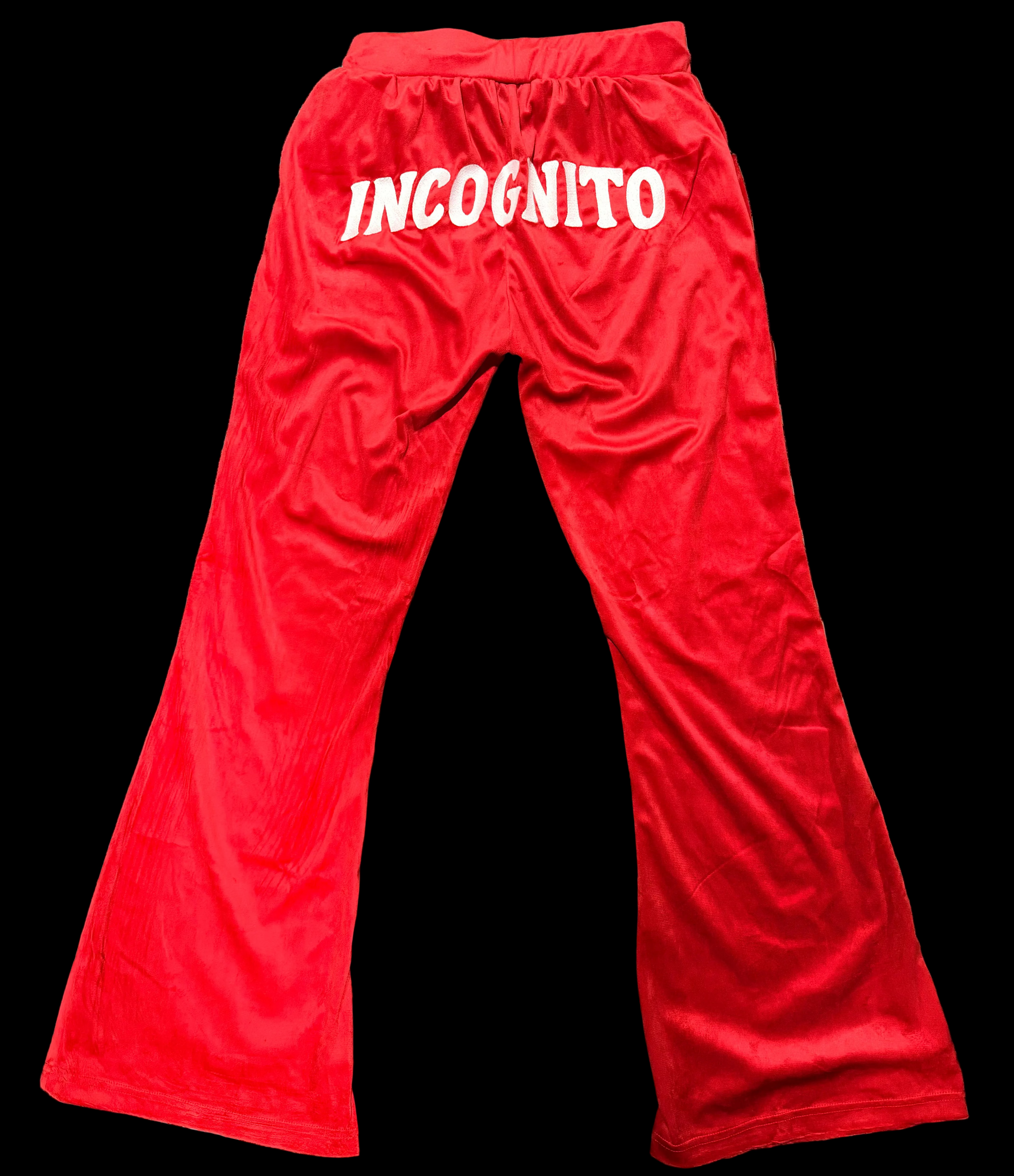 Candy Red Incognito Velour Set