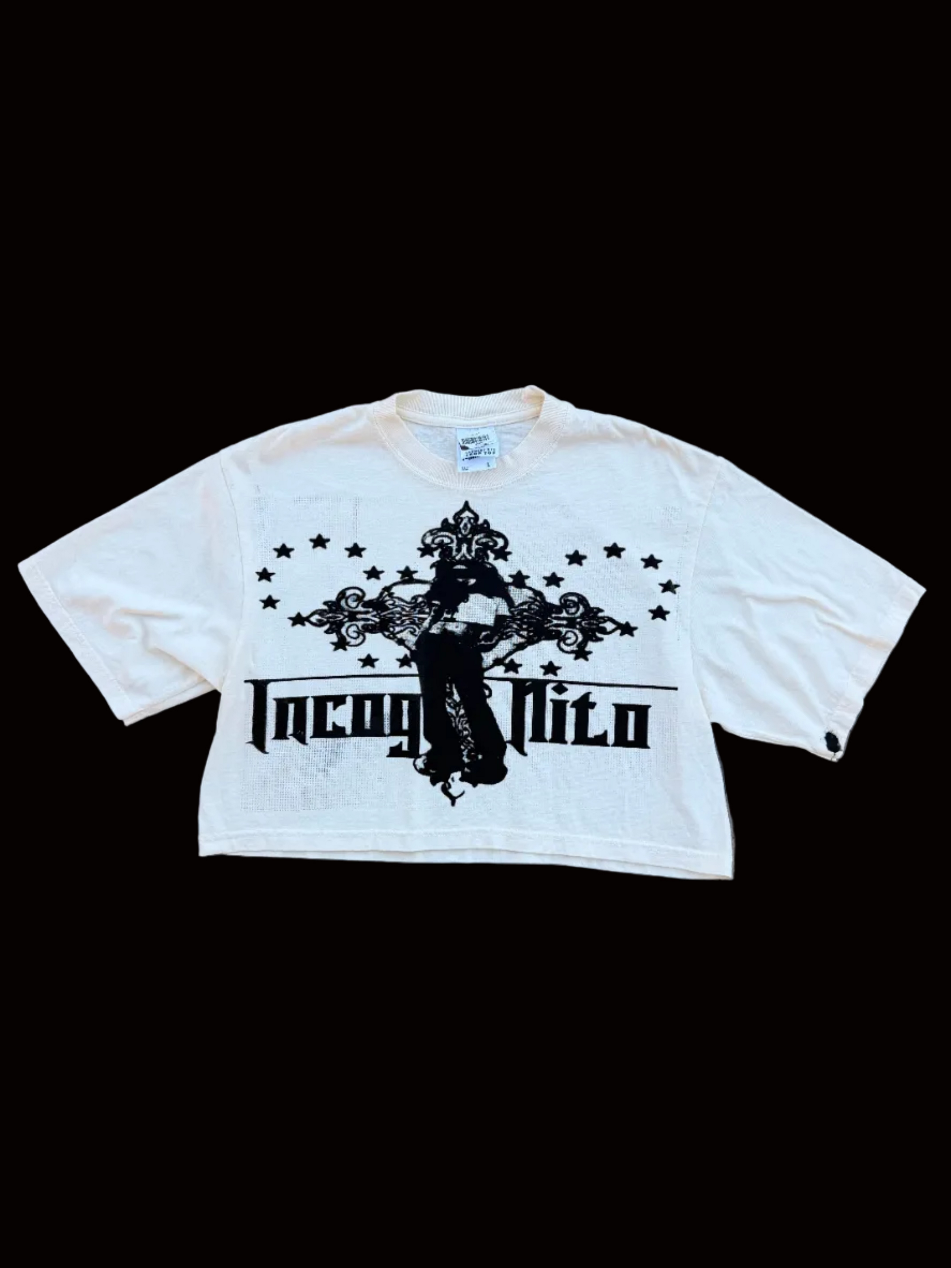 White Incognito Crop Top